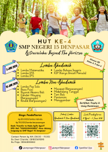 Lomba Akademik dan Non Akademik dalam Rangka HUT ke-4 SMPN 15 Denpasar