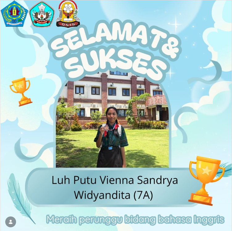 Selamat kepada Siswa SMP N 15 Denpasar yang berhasil meraih Perak dan Perunggu di bidang Bahasa Inggris